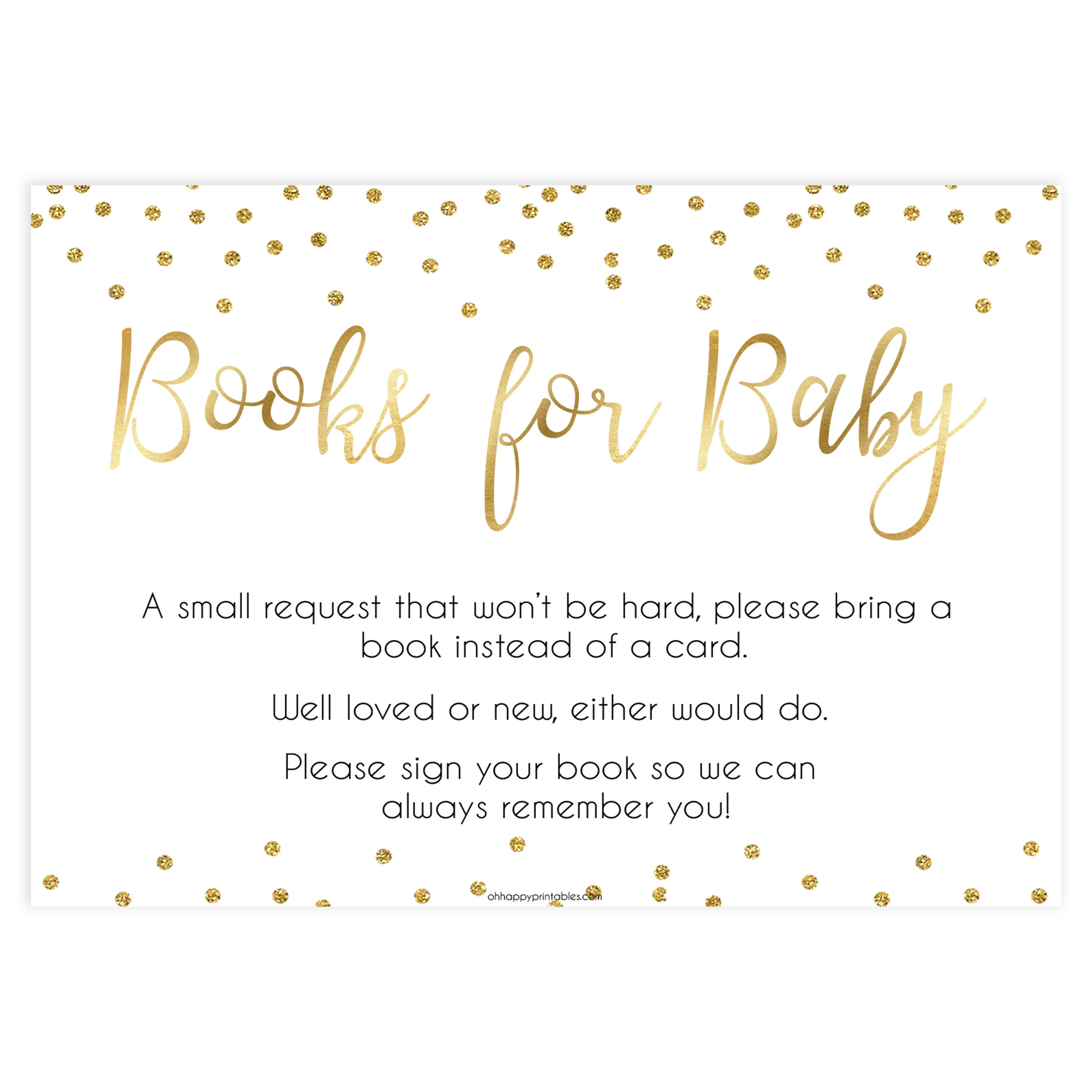 gold glitter baby games, printable baby games, books for baby, bring a book, fun baby games, baby shower keepsakes