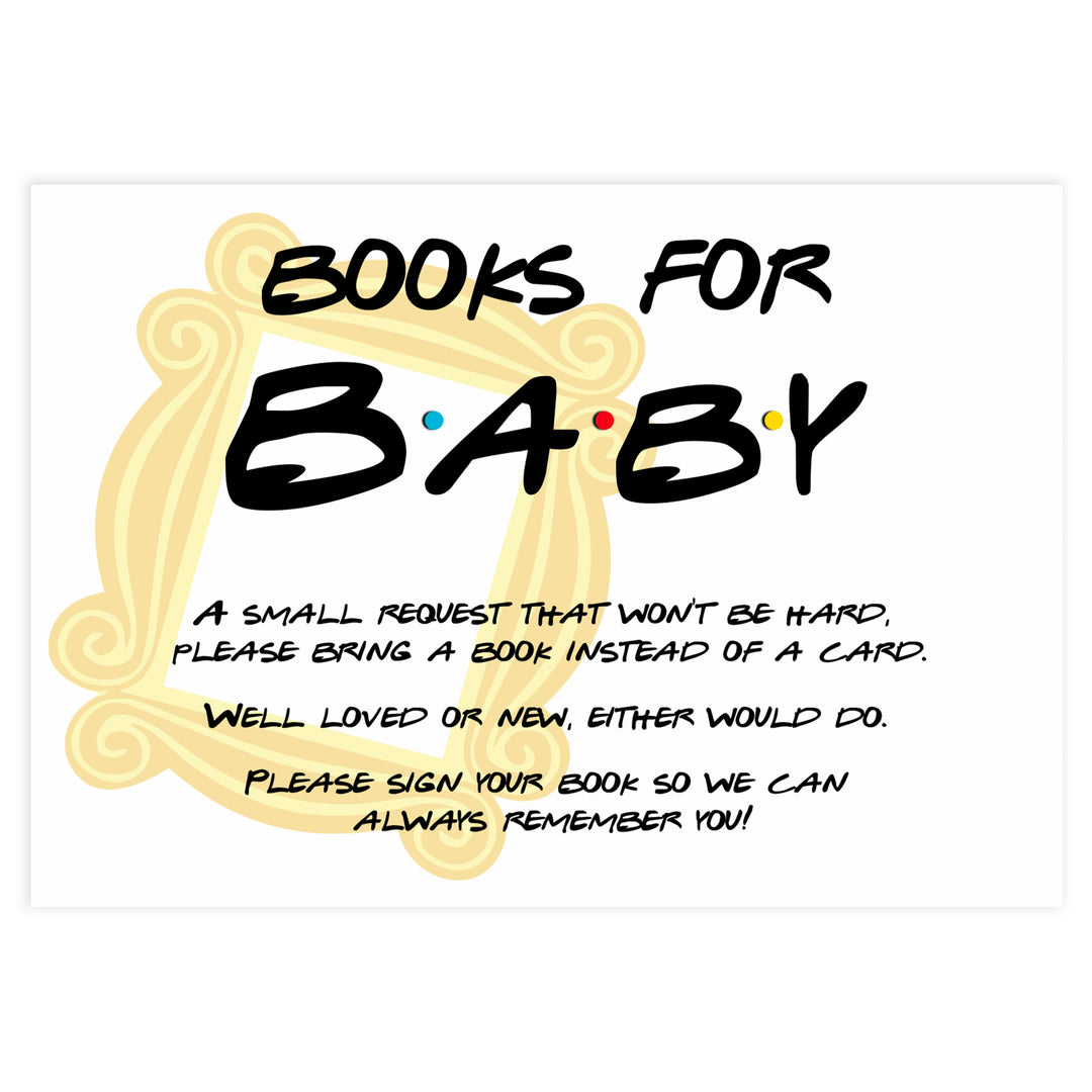 books for baby, bring a book insert, Printable baby shower games, friends fun baby games, baby shower games, fun baby shower ideas, top baby shower ideas, friends baby shower, friends baby shower ideas