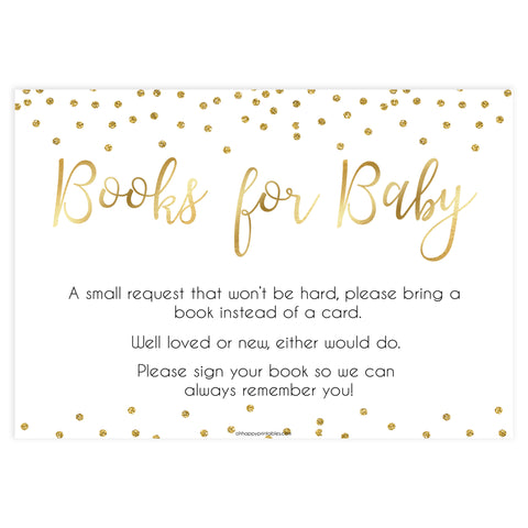 gold glitter baby games, printable baby games, books for baby, bring a book, fun baby games, baby shower keepsakes