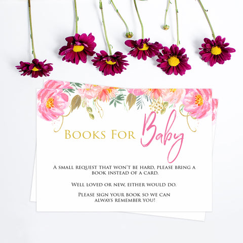 bring a book, books for baby game, Printable baby shower games, blush floral fun baby games, baby shower games, fun baby shower ideas, top baby shower ideas, blush baby shower, blue baby shower ideas