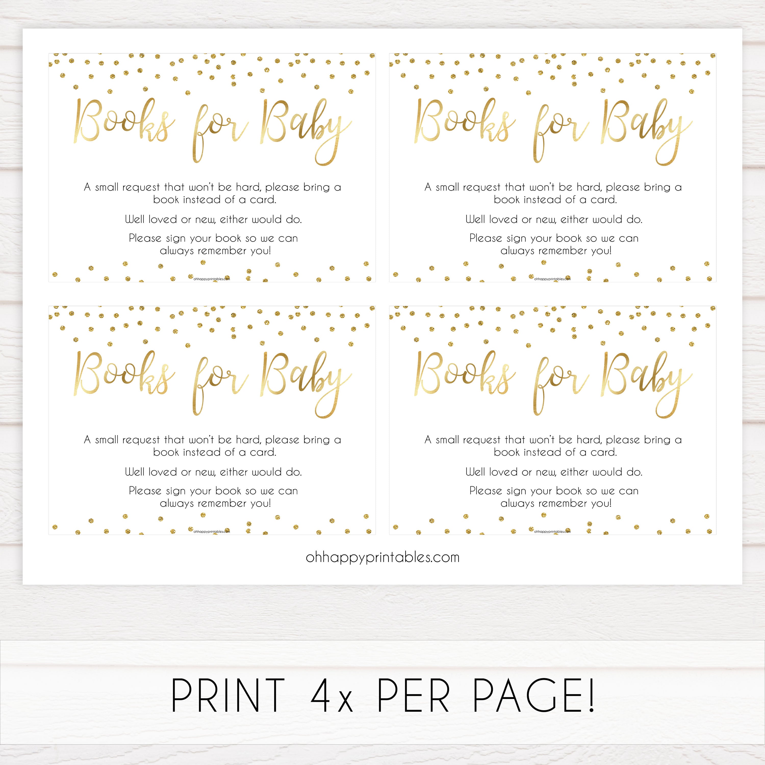 gold glitter baby games, printable baby games, books for baby, bring a book, fun baby games, baby shower keepsakes