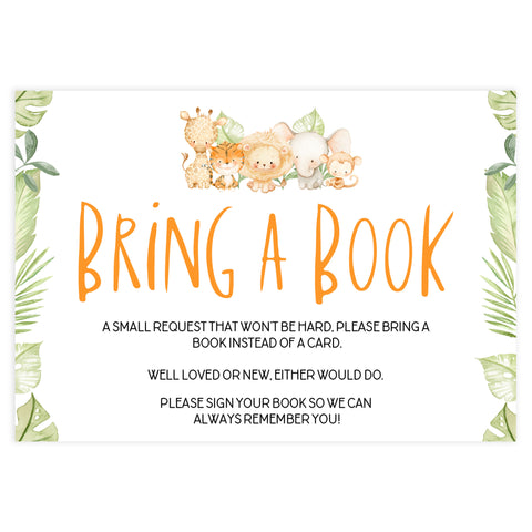 bring a book, books for baby, Printable baby shower games, safari animals baby games, baby shower games, fun baby shower ideas, top baby shower ideas, safari animals baby shower, baby shower games, fun baby shower ideas