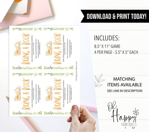 bring a book, books for baby, Printable baby shower games, safari animals baby games, baby shower games, fun baby shower ideas, top baby shower ideas, safari animals baby shower, baby shower games, fun baby shower ideas