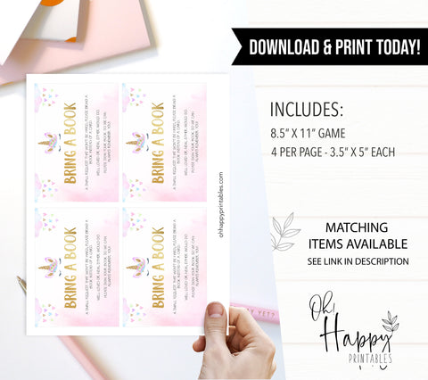books for baby, bring a book baby game, Printable baby shower games, unicorn baby games, baby shower games, fun baby shower ideas, top baby shower ideas, unicorn baby shower, baby shower games, fun unicorn baby shower ideas