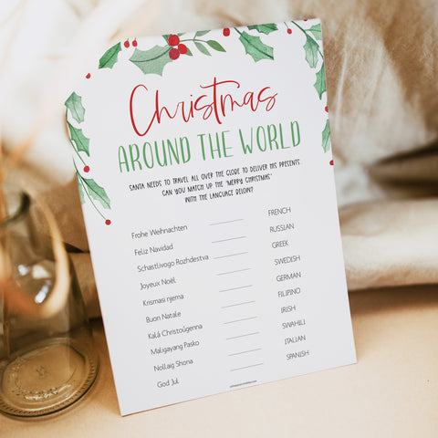 christmas around the world, christmas party game, fun christmas games, fun festive games, xmas games, Christmas party games