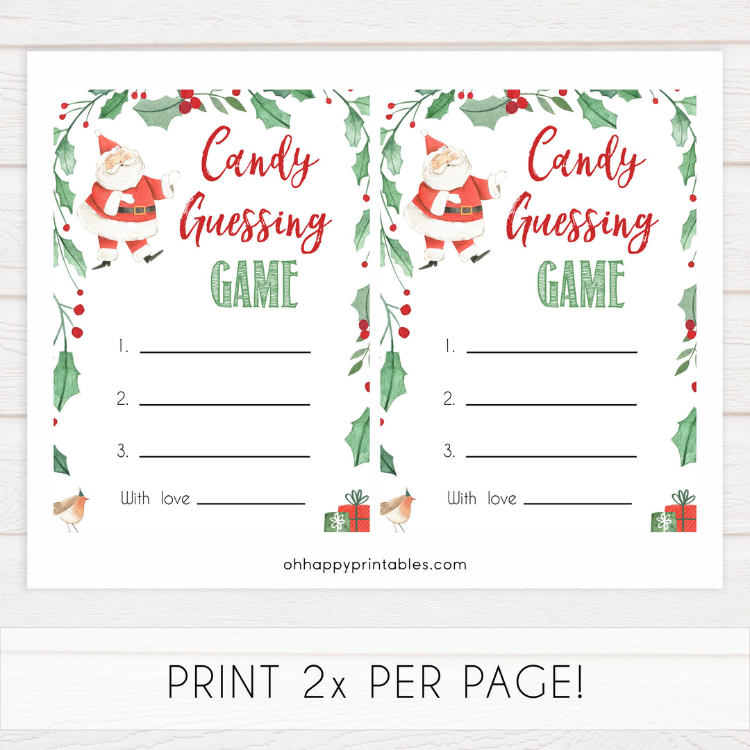 [img_title-10 for Christmas Candy Guessing Game Free Printable