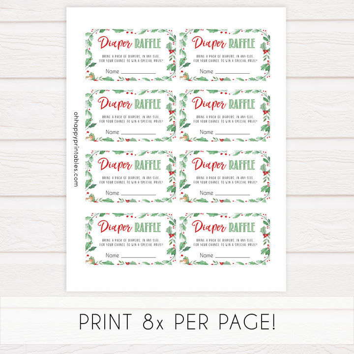 Christmas baby shower games, diaper raffle, festive baby shower games, best baby shower games, top 10 baby games, baby shower ideas, baby shower games