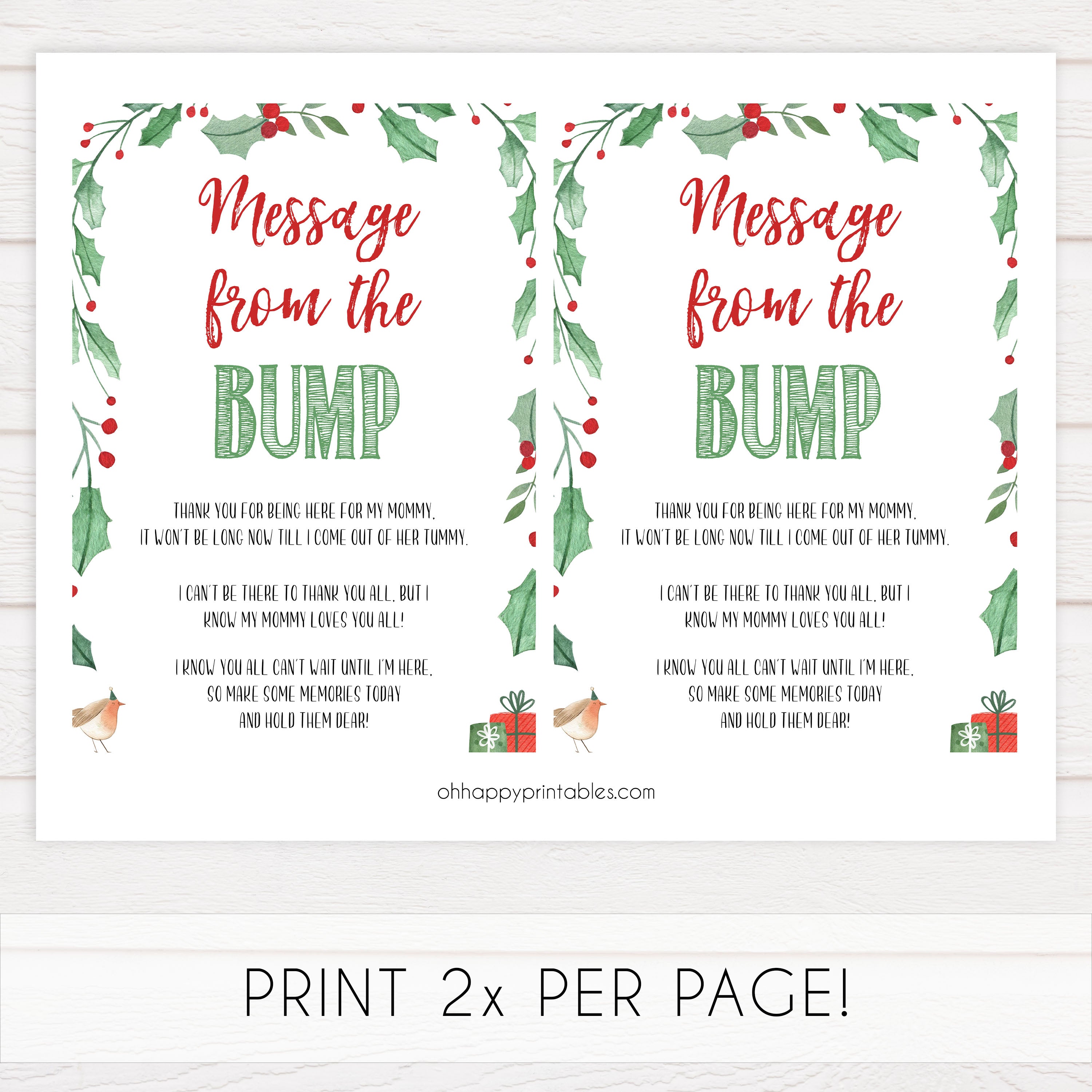 Christmas baby shower games, message from the bump, festive baby shower games, best baby shower games, top 10 baby games, baby shower ideas, baby shower games