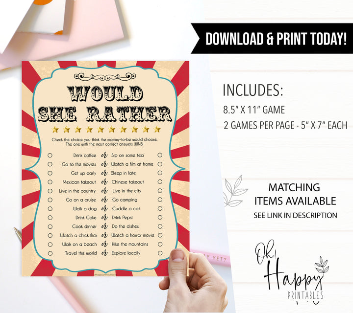 Would She Rather - Circus