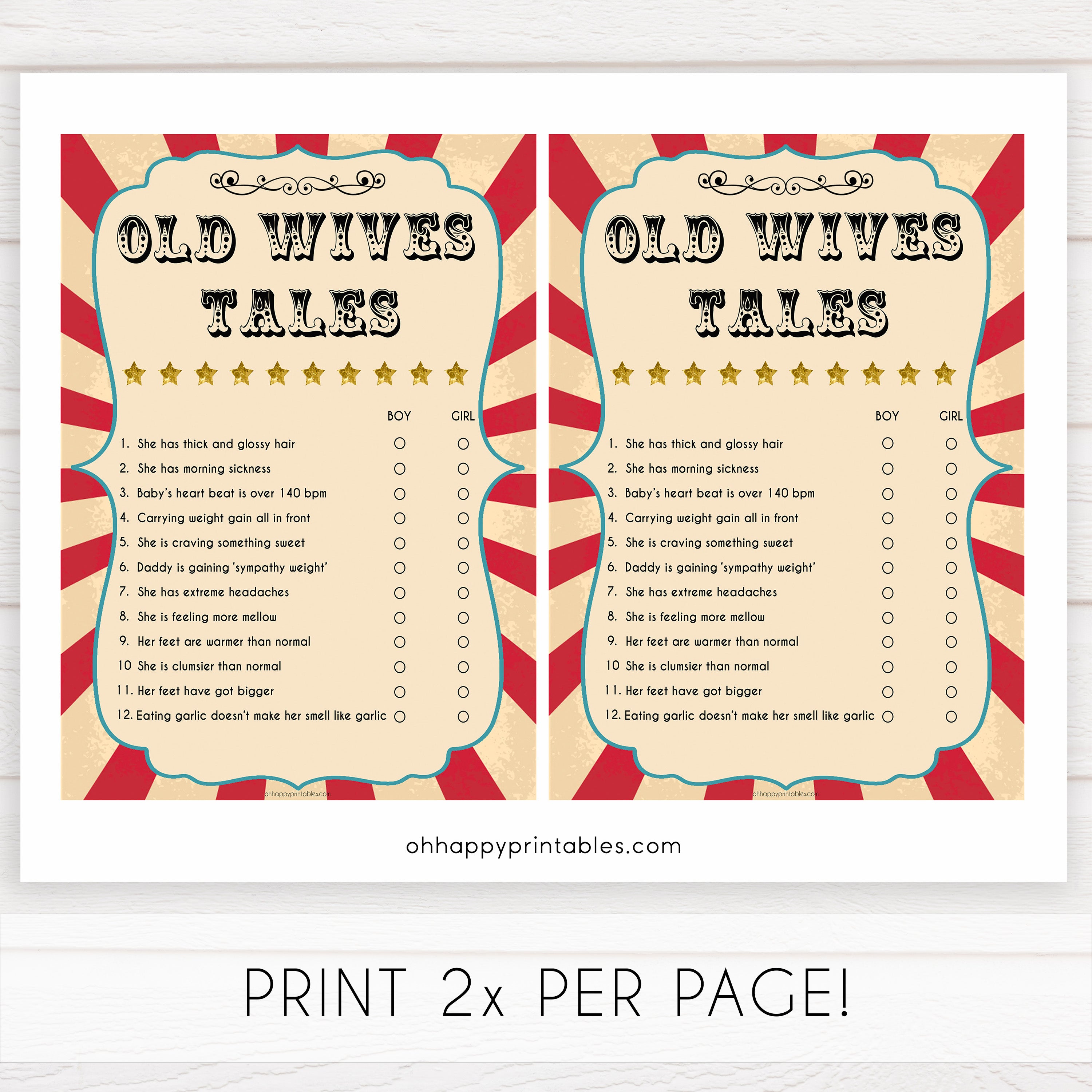 old wives tale game, baby old wives tales baby shower game, Printable baby shower games, circus fun baby games, baby shower games, fun baby shower ideas, top baby shower ideas, carnival baby shower, circus baby shower ideas
