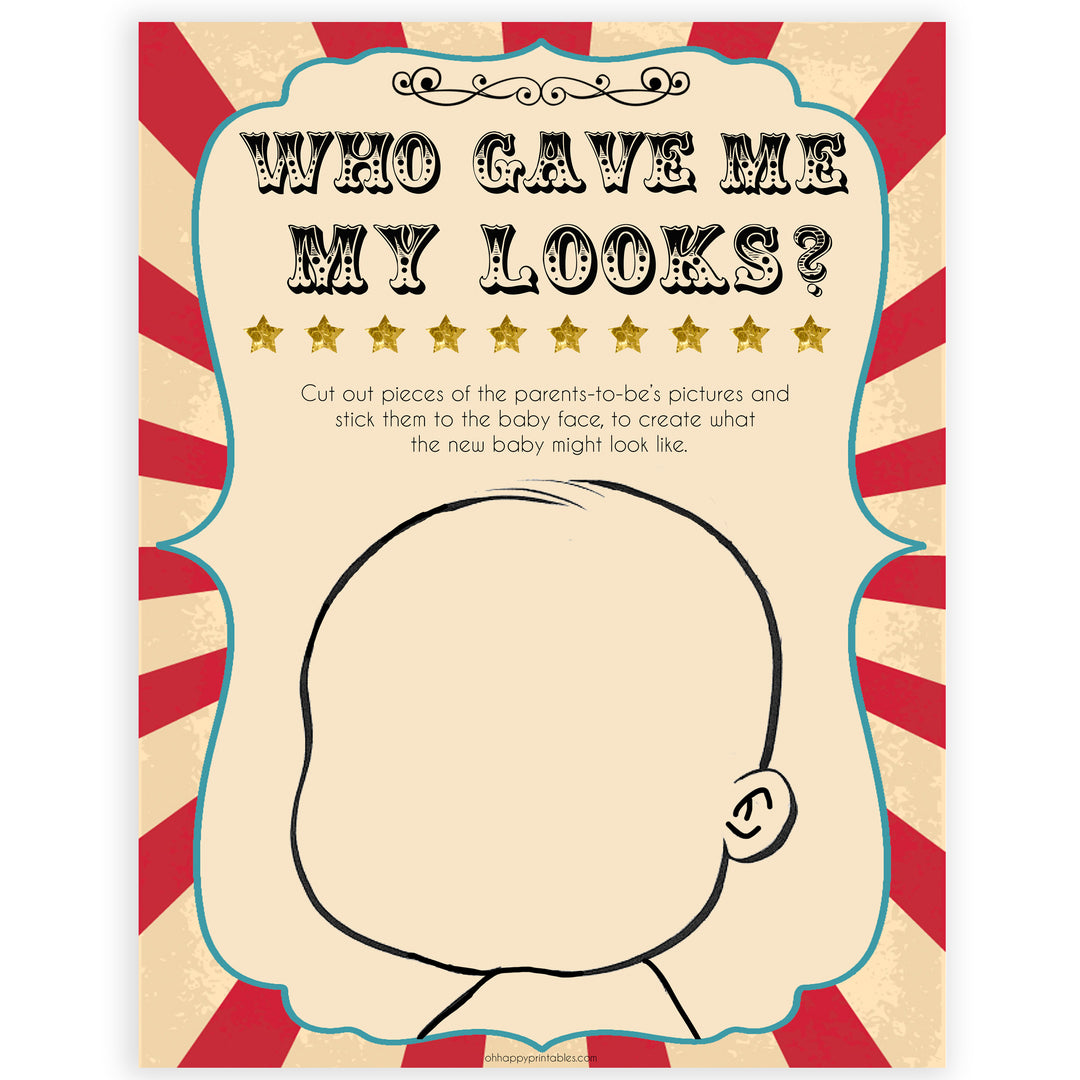 Circus who gave me my looks shower games, circus baby games, carnival baby games, printable baby games, fun baby games, popular baby games, carnival baby shower, carnival themeCircus whats in your phone baby shower games, circus baby games, carnival baby games, printable baby games, fun baby games, popular baby games, carnival baby shower, carnival theme