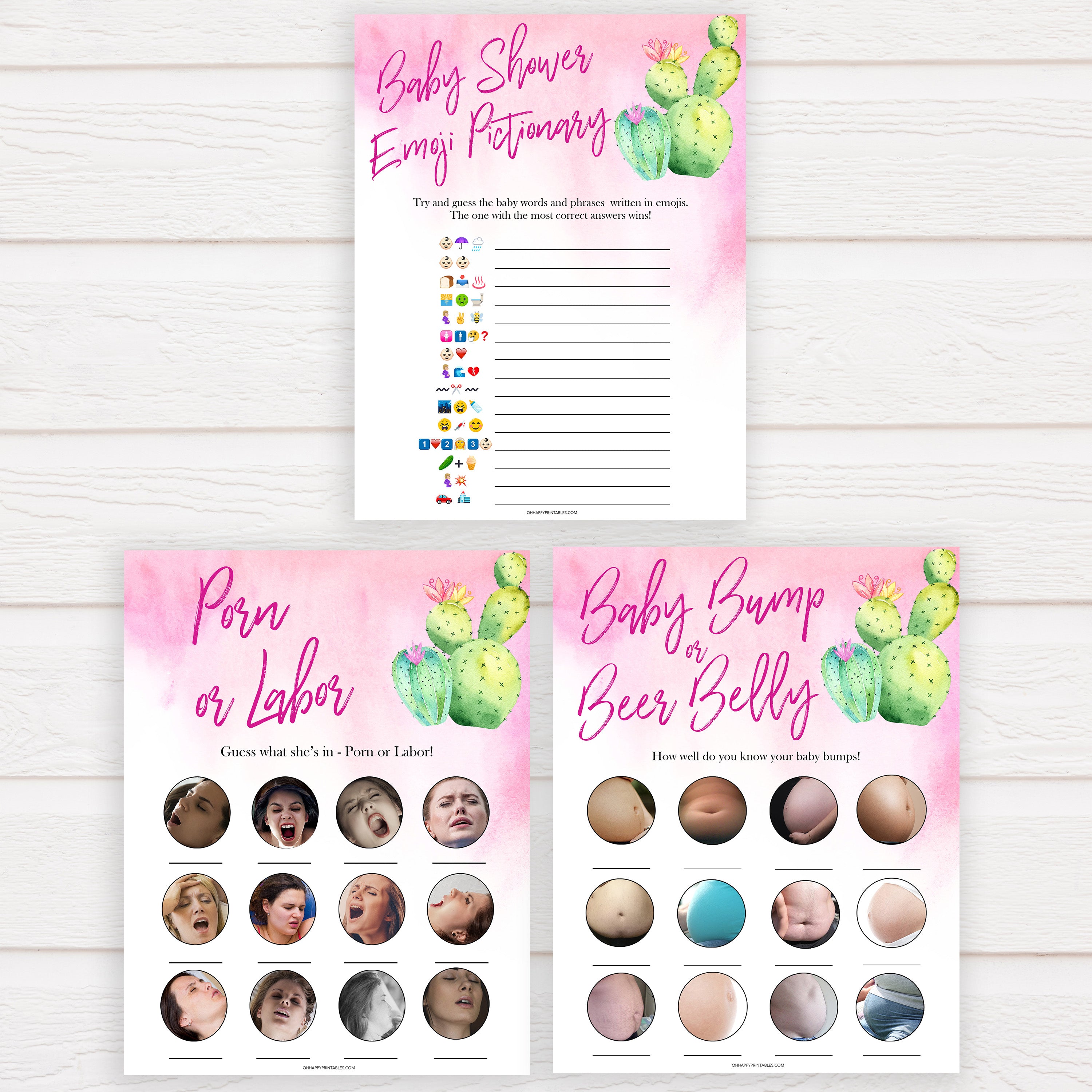 Cactus baby shower games, cactus baby games bundle baby game, printable baby games, Mexican baby shower, Mexican baby games, fiesta baby games, popular baby games, printable baby games