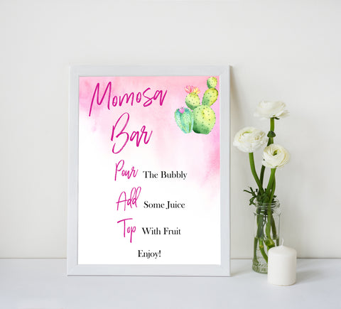 Cactus baby decor, momosa baby signs, mumosa baby decor, Mexican baby signs, baby shower decor, baby signs, printable baby signs, baby decor, 