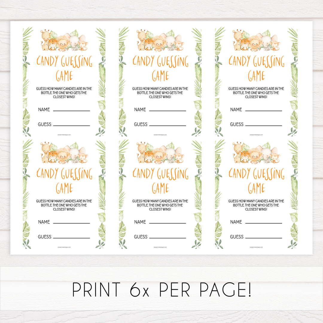 candy guessing game, Printable baby shower games, safari animals baby games, baby shower games, fun baby shower ideas, top baby shower ideas, safari animals baby shower, baby shower games, fun baby shower ideas