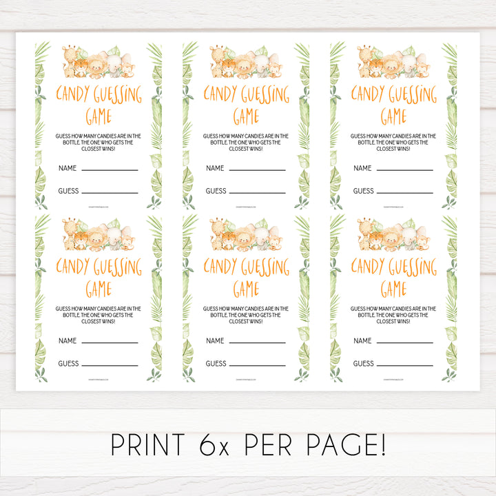 candy guessing game, Printable baby shower games, safari animals baby games, baby shower games, fun baby shower ideas, top baby shower ideas, safari animals baby shower, baby shower games, fun baby shower ideas