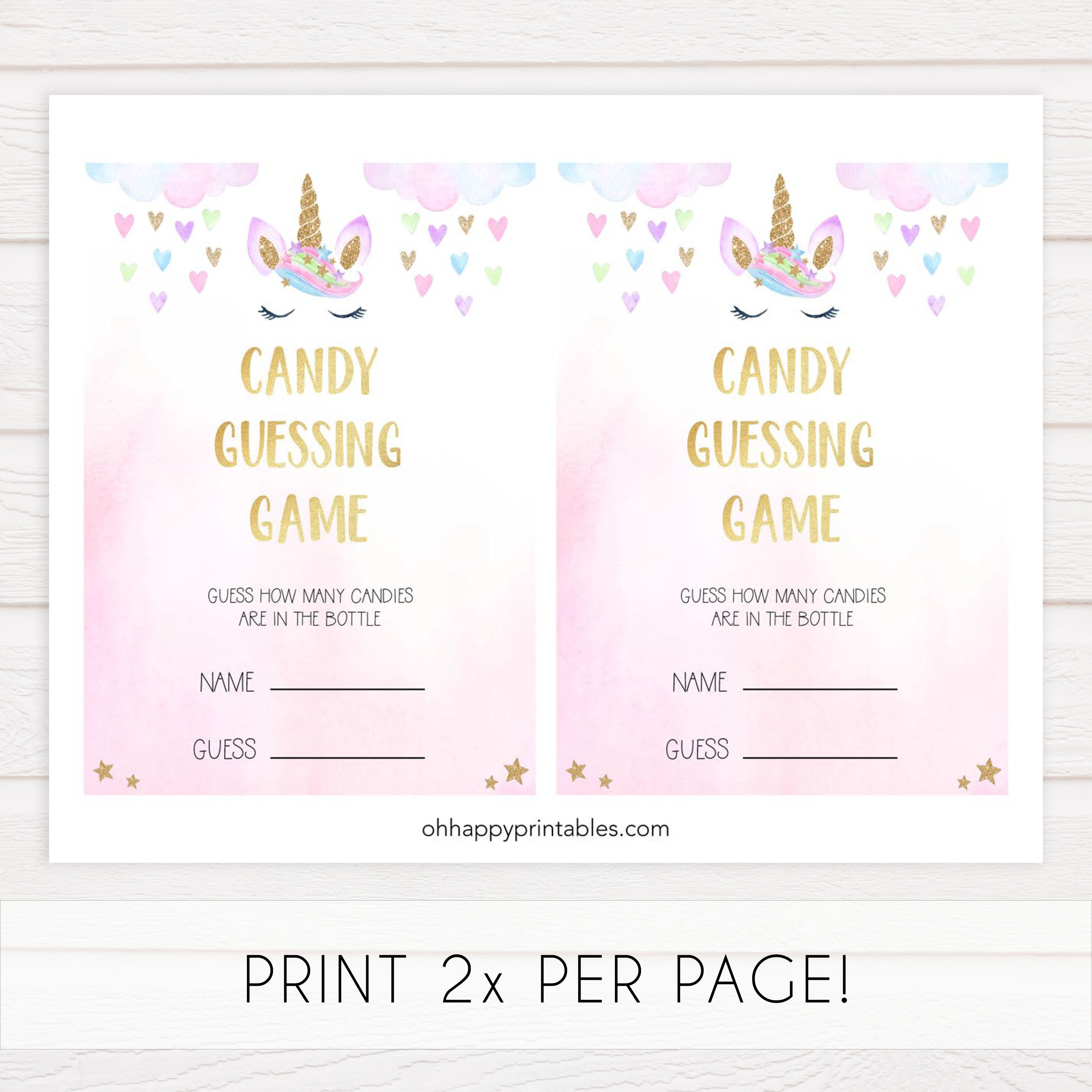 candy guessing game, Printable baby shower games, unicorn baby games, baby shower games, fun baby shower ideas, top baby shower ideas, unicorn baby shower, baby shower games, fun unicorn baby shower ideas