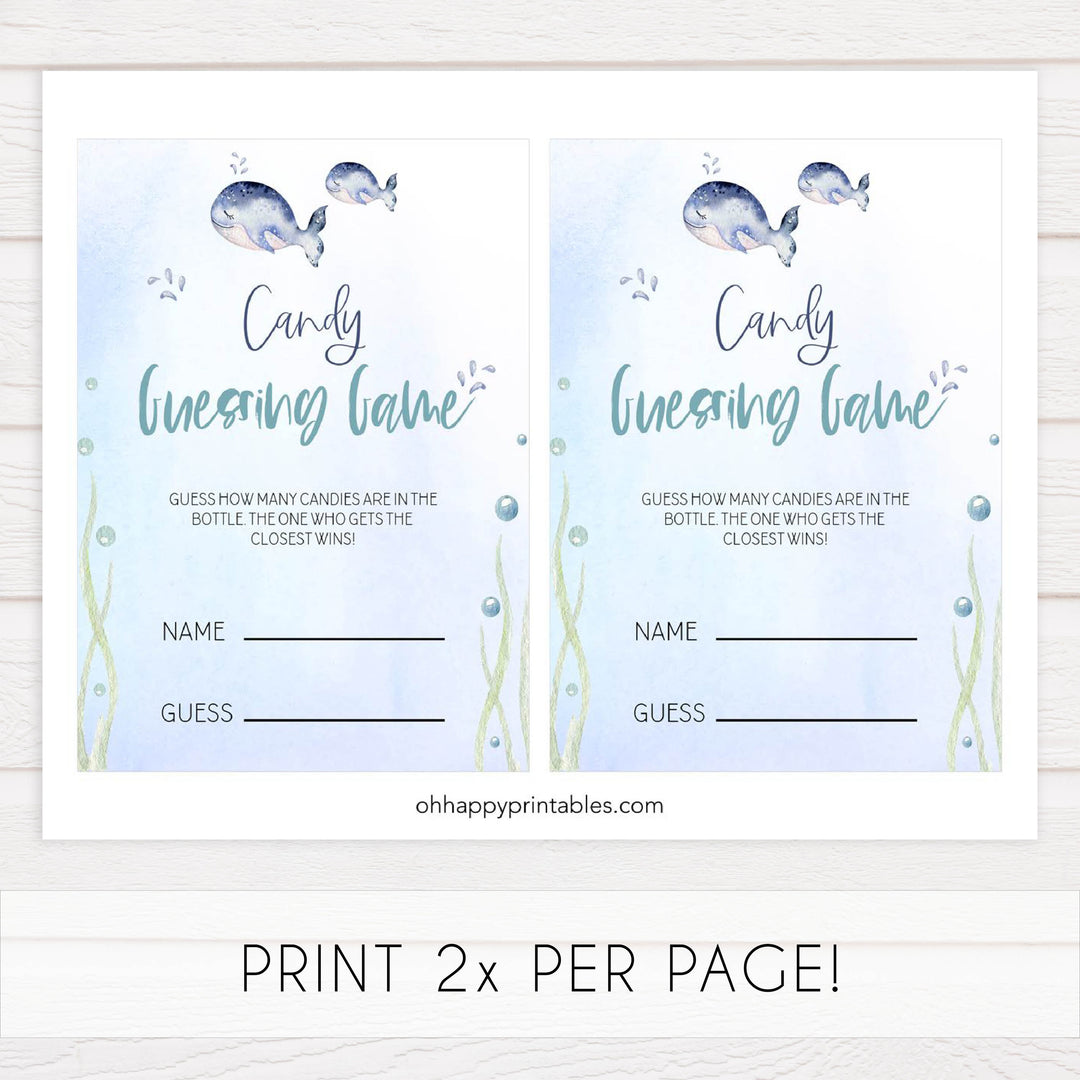 candy guessing game, Printable baby shower games, whale baby games, baby shower games, fun baby shower ideas, top baby shower ideas, whale baby shower, baby shower games, fun whale baby shower ideas