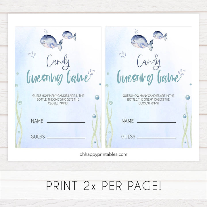 candy guessing game, Printable baby shower games, whale baby games, baby shower games, fun baby shower ideas, top baby shower ideas, whale baby shower, baby shower games, fun whale baby shower ideas