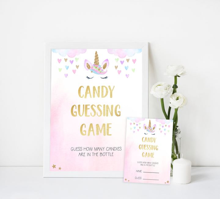 candy guessing game, Printable baby shower games, unicorn baby games, baby shower games, fun baby shower ideas, top baby shower ideas, unicorn baby shower, baby shower games, fun unicorn baby shower ideas