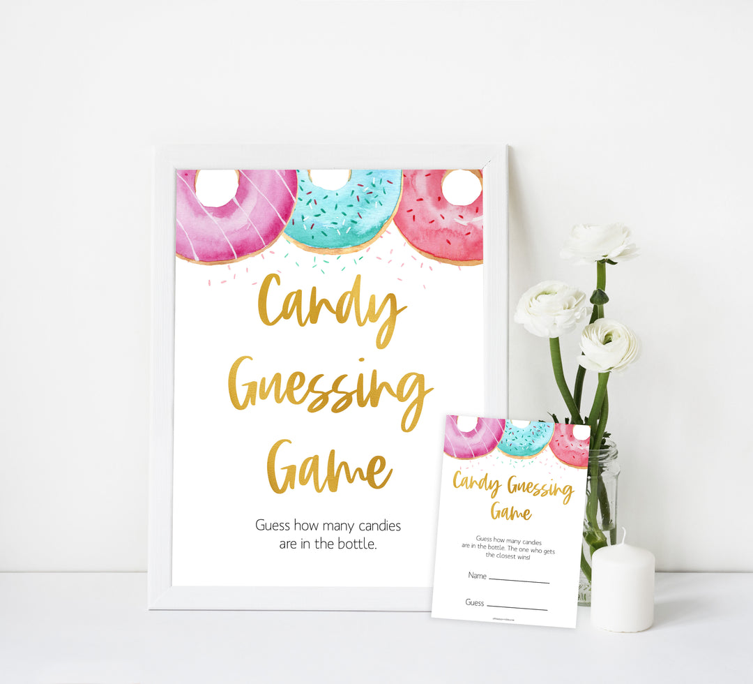 candy guessing game, Printable baby shower games, donut baby games, baby shower games, fun baby shower ideas, top baby shower ideas, donut sprinkles baby shower, baby shower games, fun donut baby shower ideas