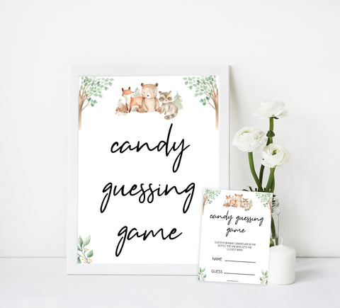 candy guessing game, Printable baby shower games, woodland animals baby games, baby shower games, fun baby shower ideas, top baby shower ideas, woodland baby shower, baby shower games, fun woodland animals baby shower ideas