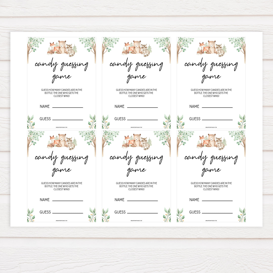 candy guessing game, Printable baby shower games, woodland animals baby games, baby shower games, fun baby shower ideas, top baby shower ideas, woodland baby shower, baby shower games, fun woodland animals baby shower ideas