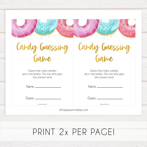 candy guessing game, Printable baby shower games, donut baby games, baby shower games, fun baby shower ideas, top baby shower ideas, donut sprinkles baby shower, baby shower games, fun donut baby shower ideas