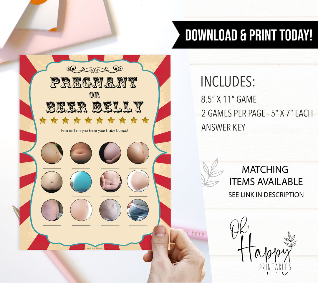 Circus pregnancy candy match baby shower games, circus baby games, carnival baby games, printable baby games, fun baby games, popular baby games, carnival baby shower, carnival theme