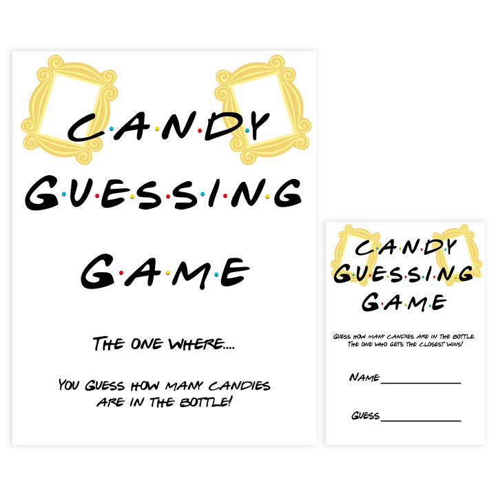 candy guessing game, Printable baby shower games, friends fun baby games, baby shower games, fun baby shower ideas, top baby shower ideas, friends baby shower, friends baby shower ideas