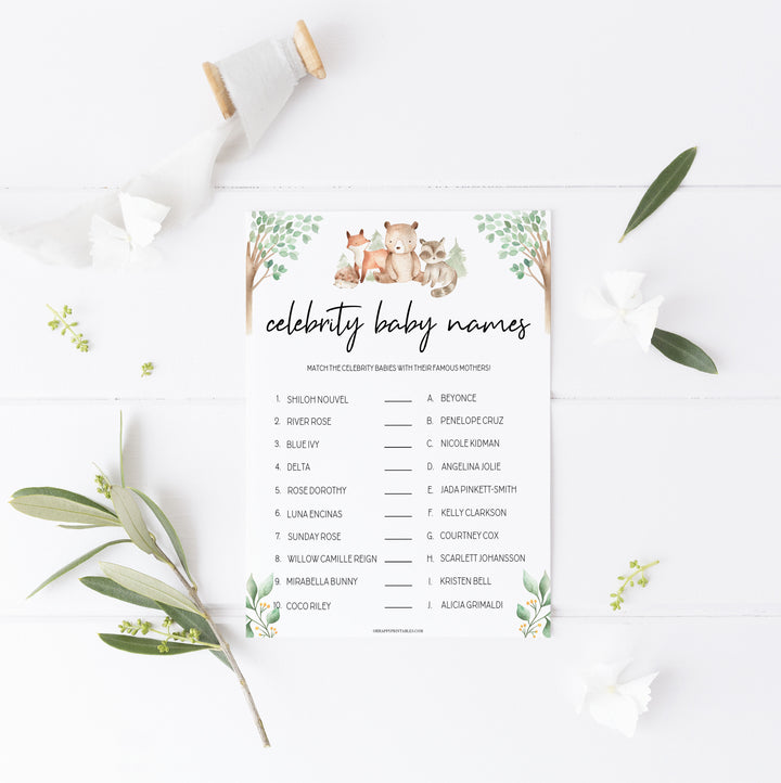 celebrity baby names game, Printable baby shower games, woodland animals baby games, baby shower games, fun baby shower ideas, top baby shower ideas, woodland baby shower, baby shower games, fun woodland animals baby shower ideascelebrity baby names game, Printable baby shower games, woodland animals baby games, baby shower games, fun baby shower ideas, top baby shower ideas, woodland baby shower, baby shower games, fun woodland animals baby shower ideas