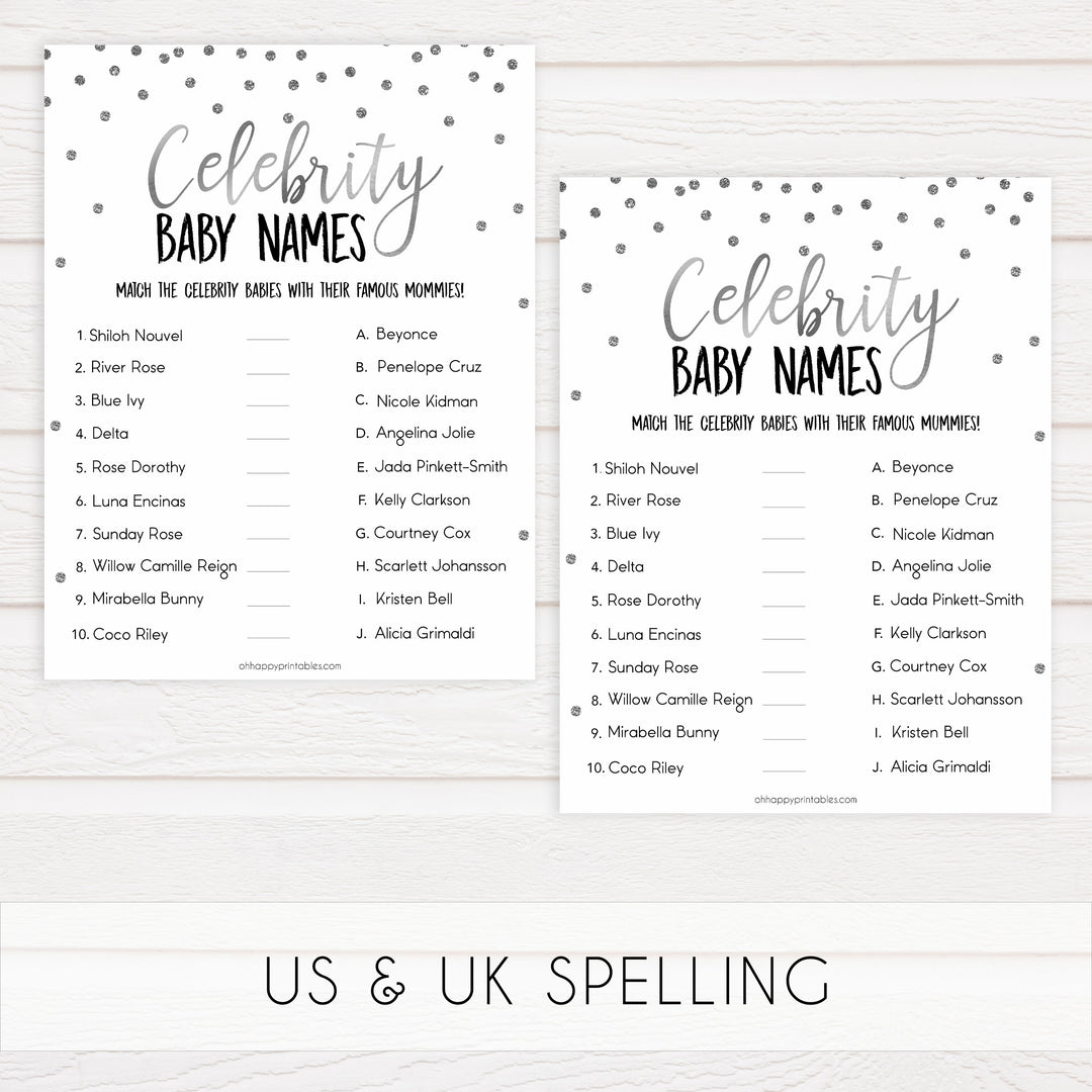 celebrity baby names game, Silver glitter baby game, Silver glitter baby shower, Silver glitter games, Silver glitter baby games, Silver glitter baby shower, Silver baby games, Silver glitter Silver baby games, Silver baby shower,