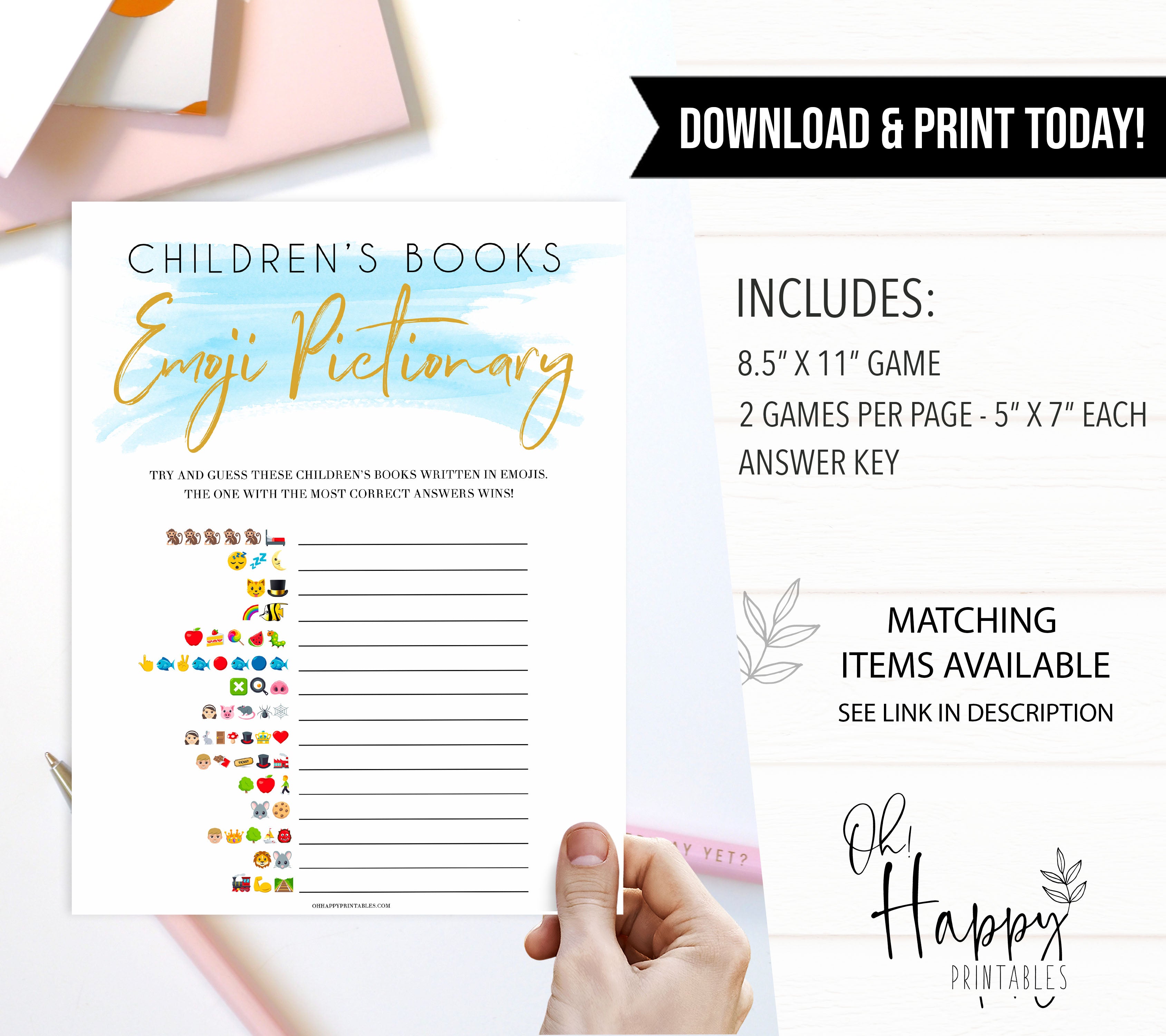 Blue swash, childrens books emoji pictionary baby games, baby shower games, printable baby games, fun baby games, boy baby shower games, baby games, fun baby shower ideas, baby shower ideas, boy baby games, blue baby shower