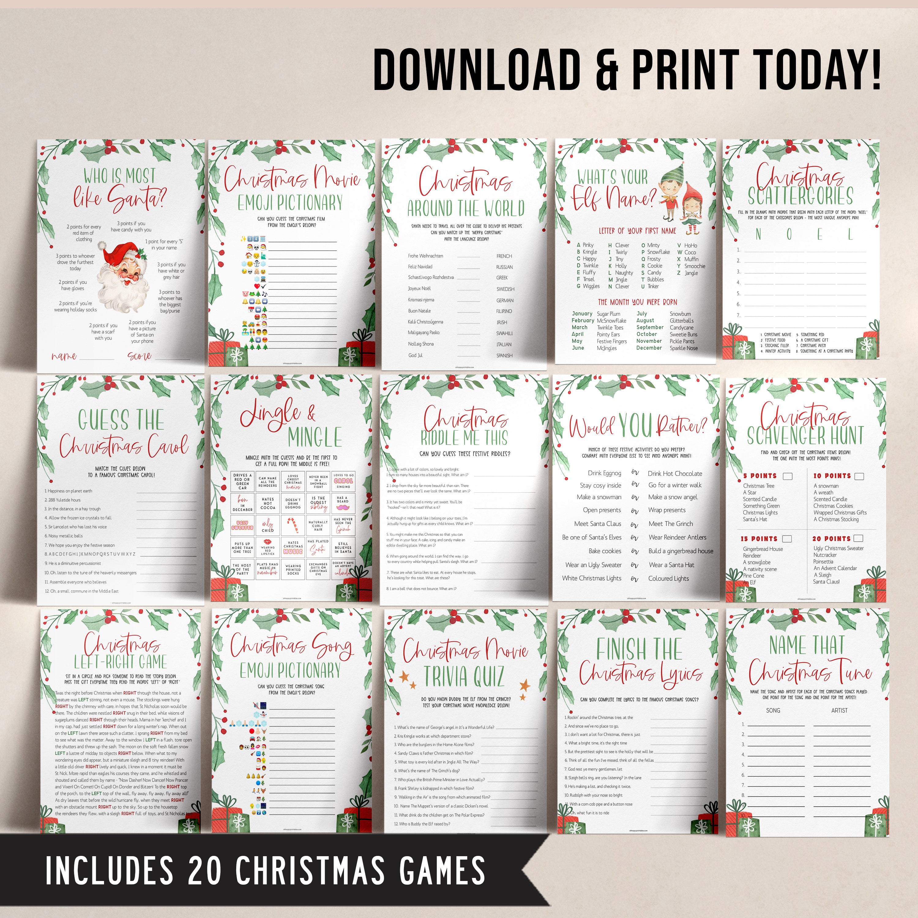 20 fun Christmas party games. 20 of the bets christmas party games for that festive fun