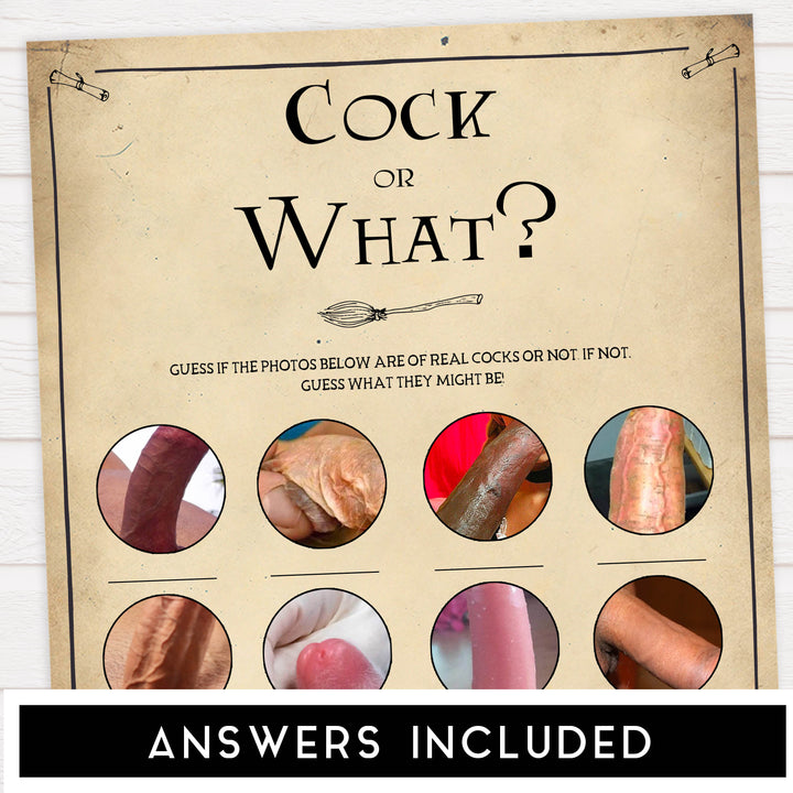 cock or what, bridal penis game, Printable bachelorette games, Harry Potter bachelorette, Harry Potter hen party games, fun hen party games, bachelorette game ideas, Harry Potter adult party games, naughty hen games, naughty bachelorette games