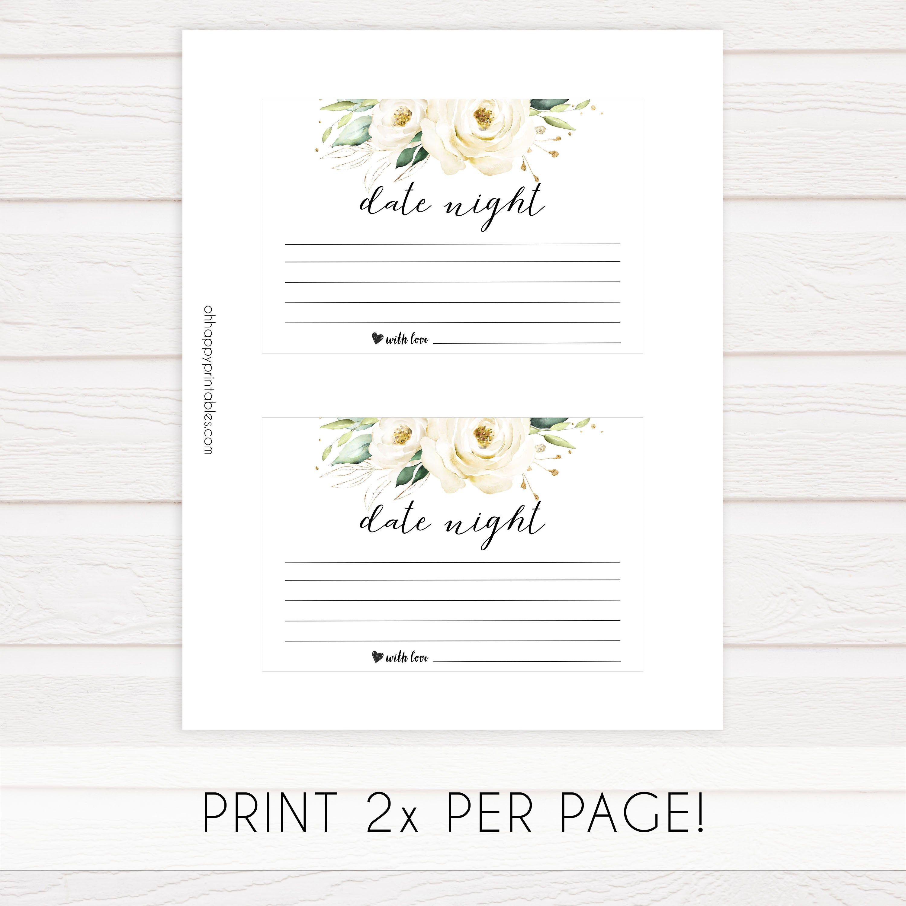 date night jar game, Printable bridal shower games, floral bridal shower, floral bridal shower games, fun bridal shower games, bridal shower game ideas, floral bridal shower