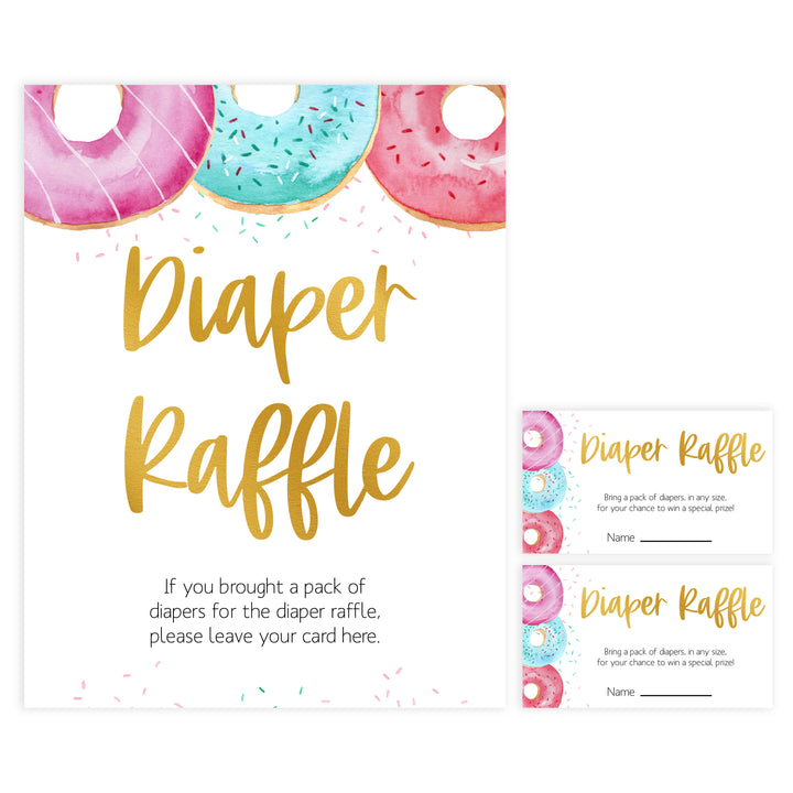 diaper raffle baby game, Printable baby shower games, donut baby games, baby shower games, fun baby shower ideas, top baby shower ideas, donut sprinkles baby shower, baby shower games, fun donut baby shower ideas