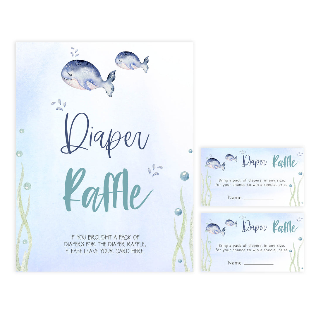 diaper raffle baby game, Printable baby shower games, whale baby games, baby shower games, fun baby shower ideas, top baby shower ideas, whale baby shower, baby shower games, fun whale baby shower ideas