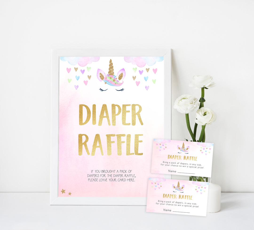 diaper raffle baby game, Printable baby shower games, unicorn baby games, baby shower games, fun baby shower ideas, top baby shower ideas, unicorn baby shower, baby shower games, fun unicorn baby shower ideas