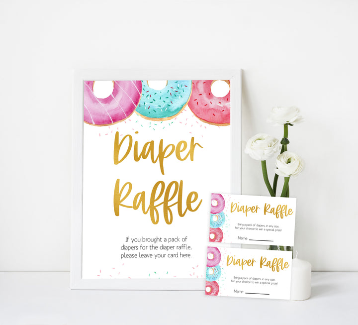 diaper raffle baby game, Printable baby shower games, donut baby games, baby shower games, fun baby shower ideas, top baby shower ideas, donut sprinkles baby shower, baby shower games, fun donut baby shower ideas