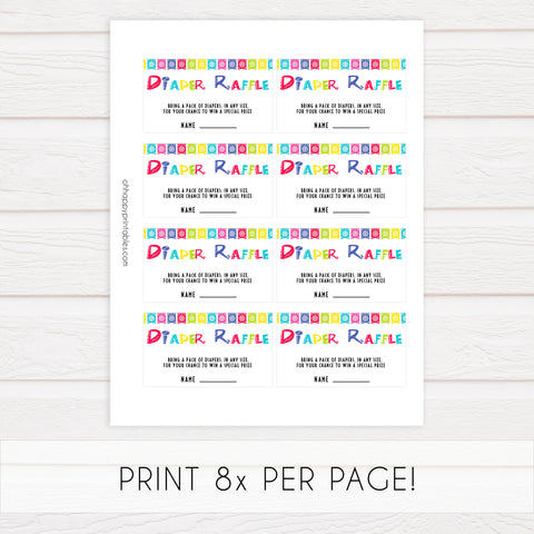 diaper raffle game, Printable baby shower games, Mexican fiesta fun baby games, baby shower games, fun baby shower ideas, top baby shower ideas, fiesta shower baby shower, fiesta baby shower ideas