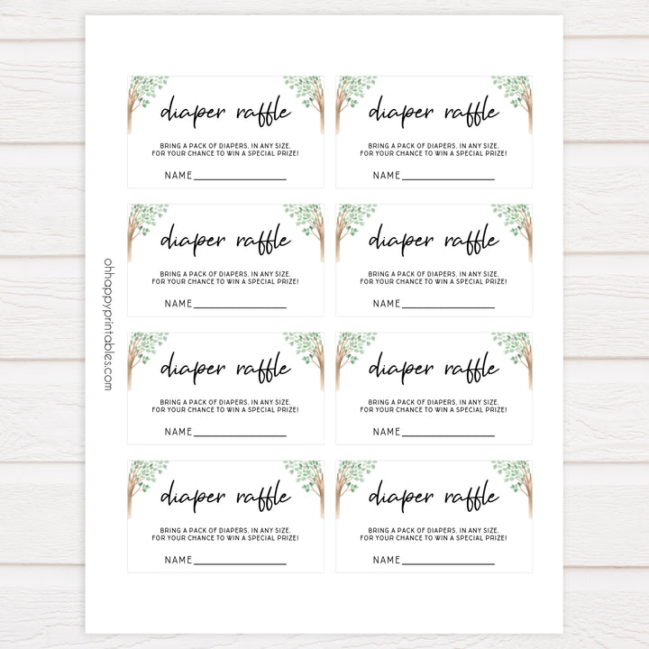 diaper raffle baby game, Printable baby shower games, woodland animals baby games, baby shower games, fun baby shower ideas, top baby shower ideas, woodland baby shower, baby shower games, fun woodland animals baby shower ideas