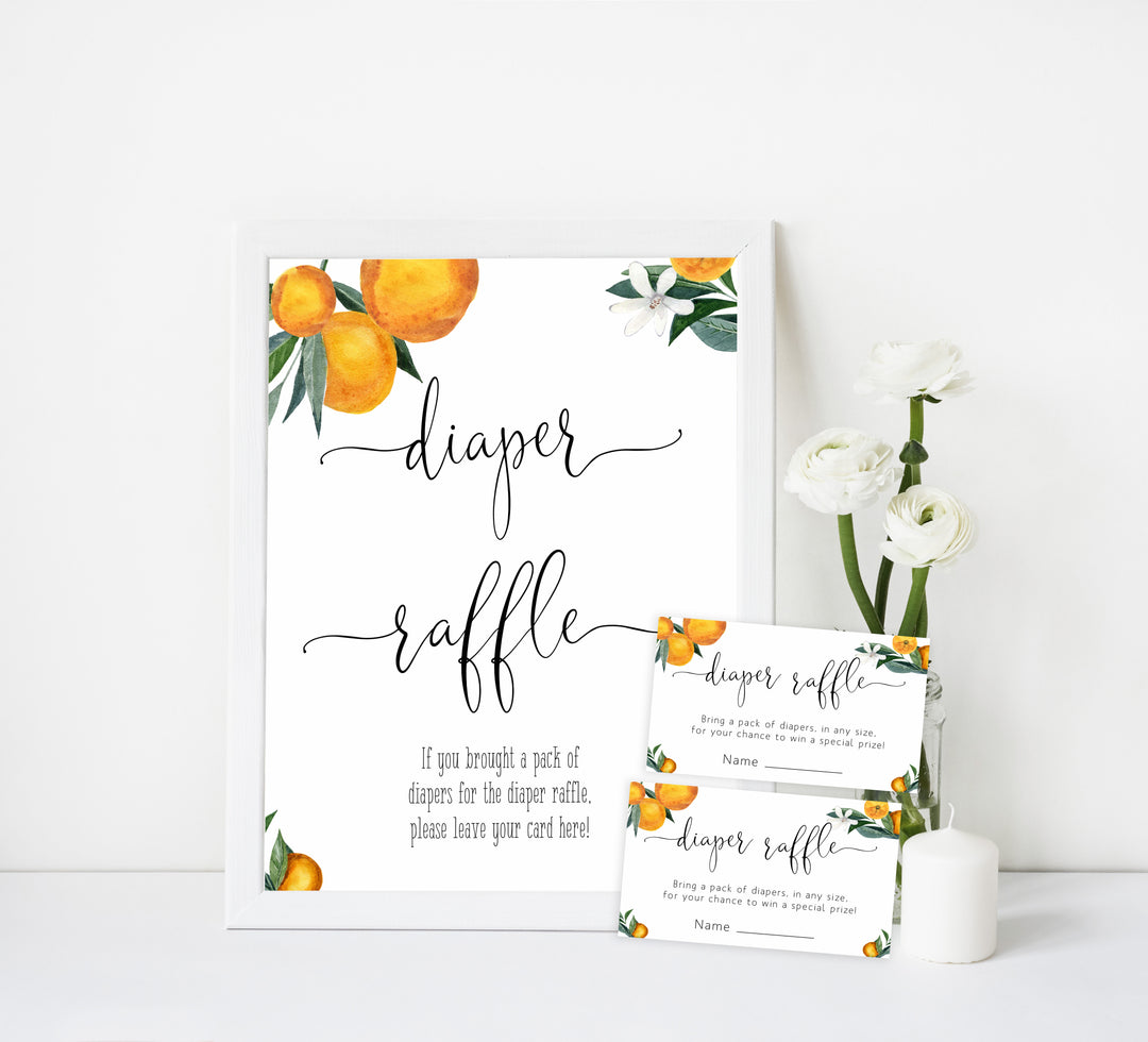 diaper raffle baby game, Printable baby shower games, little cutie baby games, baby shower games, fun baby shower ideas, top baby shower ideas, little cutie baby shower, baby shower games, fun little cutie baby shower ideas, citrus baby shower games, citrus baby shower, orange baby shower
