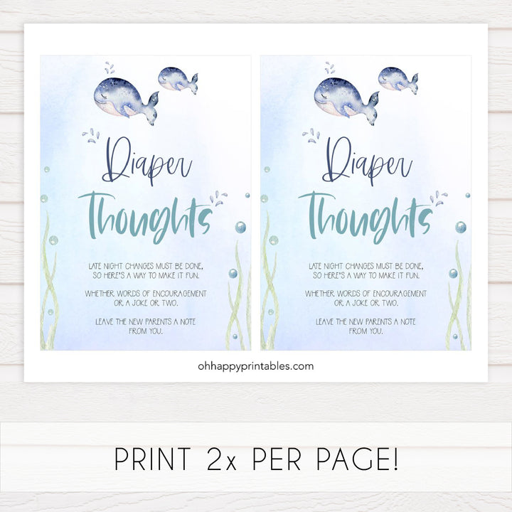 diaper thoughts baby game, late night diapers, Printable baby shower games, whale baby games, baby shower games, fun baby shower ideas, top baby shower ideas, whale baby shower, baby shower games, fun whale baby shower ideas