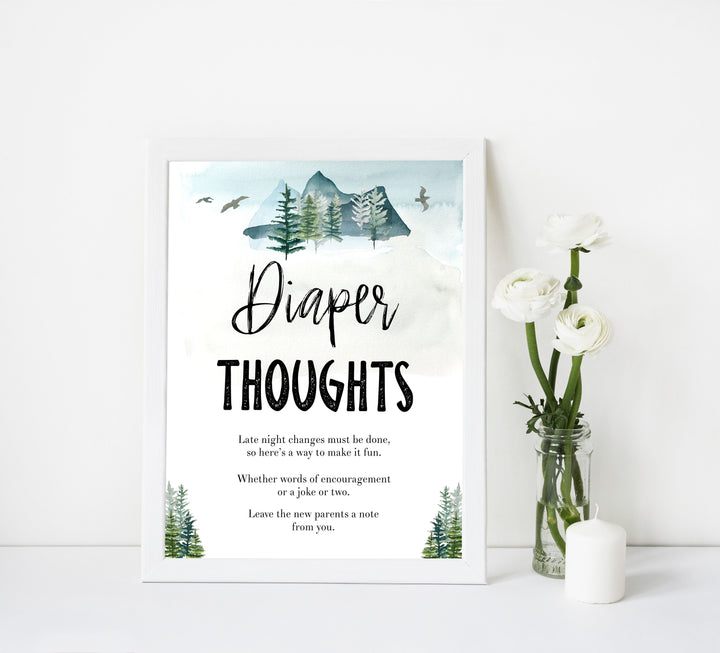 diaper thoughts baby shower, late night diapers, Printable baby shower games, adventure awaits baby games, baby shower games, fun baby shower ideas, top baby shower ideas, adventure awaits baby shower, baby shower games, fun adventure baby shower ideas