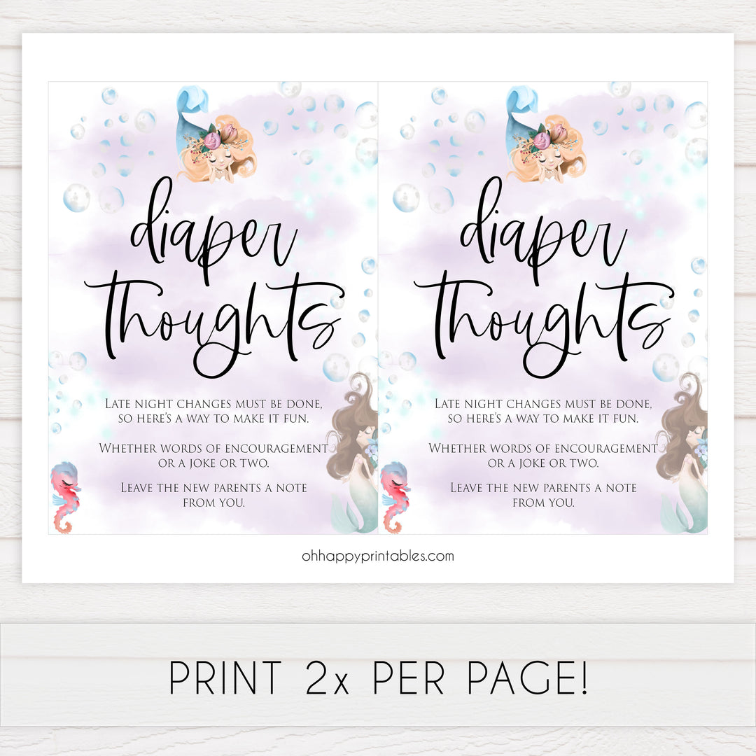 diaper thoughts game, late night diapers games, Printable baby shower games, little mermaid baby games, baby shower games, fun baby shower ideas, top baby shower ideas, little mermaid baby shower, baby shower games, pink hearts baby shower ideas