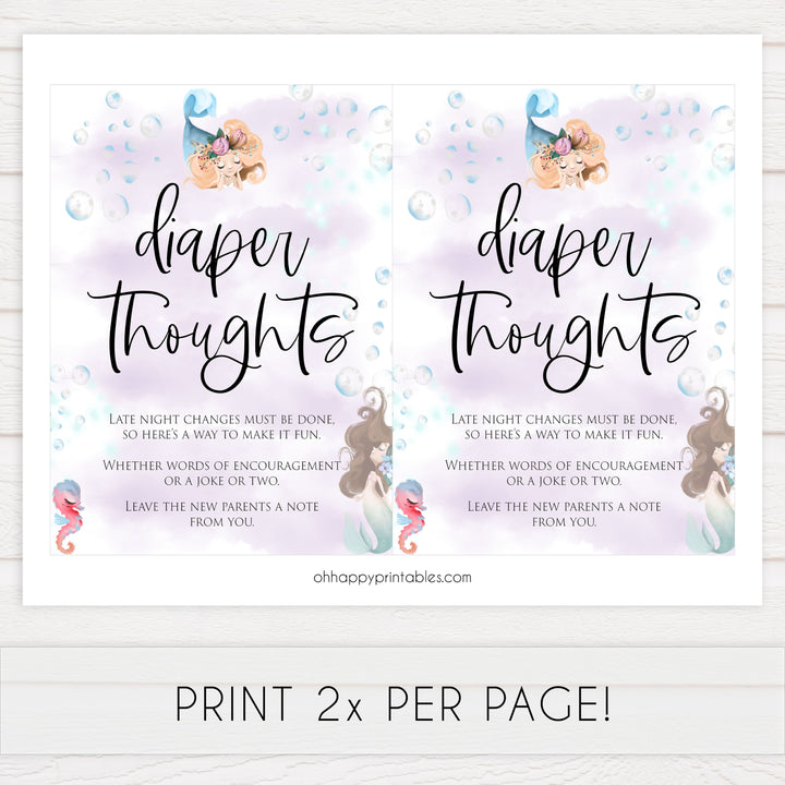 diaper thoughts game, late night diapers games, Printable baby shower games, little mermaid baby games, baby shower games, fun baby shower ideas, top baby shower ideas, little mermaid baby shower, baby shower games, pink hearts baby shower ideas