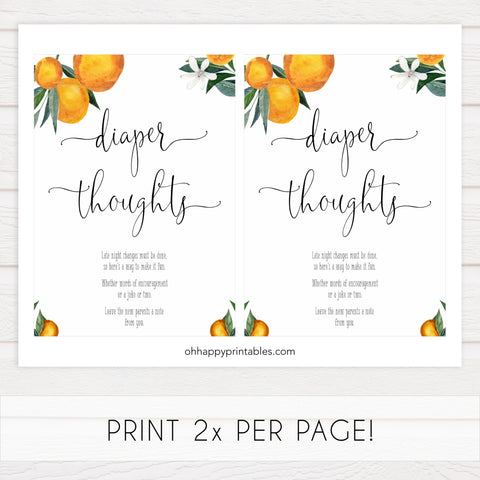 diaper thoughts baby game, Printable baby shower games, little cutie baby games, baby shower games, fun baby shower ideas, top baby shower ideas, little cutie baby shower, baby shower games, fun little cutie baby shower ideas, citrus baby shower games, citrus baby shower, orange baby shower