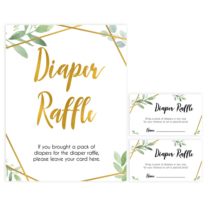 diaper raffle baby games, diaper raffle, Printable baby shower games, geometric fun baby games, baby shower games, fun baby shower ideas, top baby shower ideas, gold baby shower, blue baby shower ideas