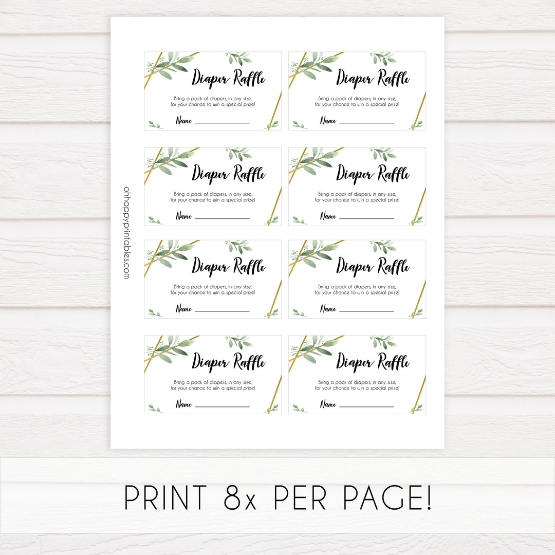 diaper raffle baby games, diaper raffle, Printable baby shower games, geometric fun baby games, baby shower games, fun baby shower ideas, top baby shower ideas, gold baby shower, blue baby shower ideas