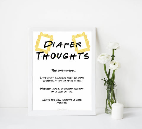 diaper thoughts, late night diaper, Printable baby shower games, friends fun baby games, baby shower games, fun baby shower ideas, top baby shower ideas, friends baby shower, friends baby shower ideas